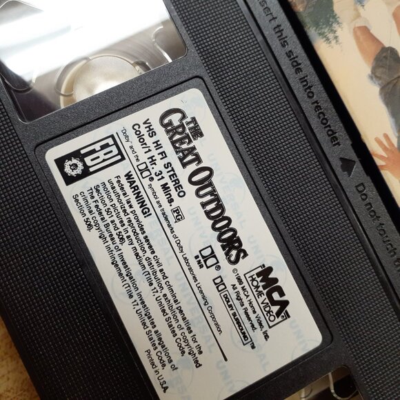 The Great Outdoors VHS 1988 Dan Aykroyd  John Candy Wisconsin 80s Cult Classic - Picture 8 of 8